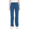 imageQBK Yoga Scrub Pants Women Mid Rise Yoga Work Pants Five Pocket Cargo Scrub PantRoyal Blue