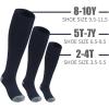 imageQBK Youth Baseball Socks ampamp Belt Combo Set for Kids 216 Years SoftballTee Ball Accessories 1 Pair  1 Belt UnisexCbaseball Socksnavy