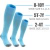 imageQBK Youth Baseball Socks ampamp Belt Combo Set for Kids 216 Years SoftballTee Ball Accessories 1 Pair  1 Belt UnisexDbaseball Socksblue