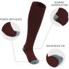 imageQBK Youth Baseball Socks ampamp Belt Combo Set for Kids 216 Years SoftballTee Ball Accessories 1 Pair  1 Belt UnisexJbaseball Socksmaroon