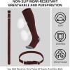 imageQBK Youth Baseball Socks ampamp Belt Combo Set for Kids 216 Years SoftballTee Ball Accessories 1 Pair  1 Belt UnisexJbaseball Socksmaroon