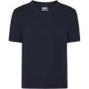 imageQBK 2T to Youth Neon T Shirt Kids Rash Guard UPF 50 VNeck Dry Fit Athletic Short Sleeve Shirts for Boys and GirlsNavy077