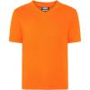 imageQBK 2T to Youth Neon T Shirt Kids Rash Guard UPF 50 VNeck Dry Fit Athletic Short Sleeve Shirts for Boys and GirlsOrange