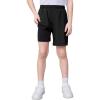imageQBK Boys 2in1 Athletic Running Shorts with Compression Liner Lightweight Quick Dry 3T16YBlack