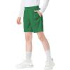imageQBK Toddler to Youth Athletic Shorts for Boys and Girls Soccer Basketball SportsGreen