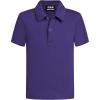 imageQBK Toddler to Youth Boys School Uniform Pique Polo Kids Short Sleeve Collared Golf ShirtPurple