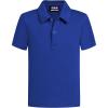 imageQBK Toddler to Youth Boys School Uniform Pique Polo Kids Short Sleeve Collared Golf ShirtRoyal Blue