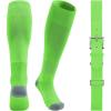 H-baseball Socks-neon Green