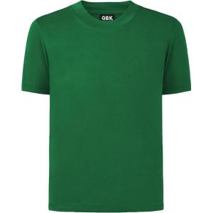 imageQBK 2T to Youth Neon Shirt Kids UPF 50 Dry Fit Athletic Short Sleeve Rash Guard T Shirts for Boys Girls Sports UndershirtKelly Green