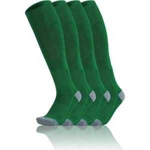 imageQBK Toddler Baseball Socks Youth Softball Tee Ball Kids Soccer Socks for Boy Girl 2 PairsFbaseball Socksgreen