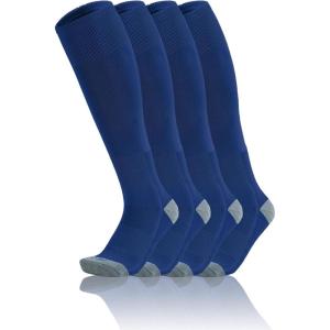imageQBK Toddler Baseball Socks Youth Softball Tee Ball Kids Soccer Socks for Boy Girl 2 PairsIbaseball Socksroyal Blue