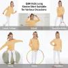 image3T 4T 5T to 12 Years Girls Long Sleeve Shirts Kids Cotton TShirt Toddler Basic Crew Neck TopBeige