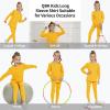 image3T 4T 5T to 12 Years Girls Long Sleeve Shirts Kids Cotton TShirt Toddler Basic Crew Neck TopMustard