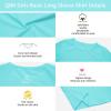 image3T 4T 5T to 12 Years Girls Long Sleeve Shirts Kids Cotton TShirt Toddler Basic Crew Neck TopTurquoise