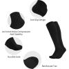imageQBK 2 Pairs Toddler To Youth BaseballSoftball Socks  Soccer TBall Team Sport Socks For Kids Boys And GirlsBlack494