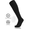 imageQBK 2 Pairs Toddler To Youth BaseballSoftball Socks  Soccer TBall Team Sport Socks For Kids Boys And GirlsBlack494