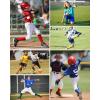 imageQBK 2 Pairs Toddler To Youth BaseballSoftball Socks  Soccer TBall Team Sport Socks For Kids Boys And GirlsBlue494