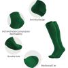 imageQBK 2 Pairs Toddler To Youth BaseballSoftball Socks  Soccer TBall Team Sport Socks For Kids Boys And GirlsGreen494