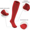 imageQBK 2 Pairs Toddler To Youth BaseballSoftball Socks  Soccer TBall Team Sport Socks For Kids Boys And GirlsOrange