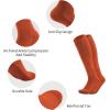 imageQBK 2 Pairs Toddler To Youth BaseballSoftball Socks  Soccer TBall Team Sport Socks For Kids Boys And GirlsOrange494