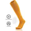 imageQBK 2 Pairs Toddler To Youth BaseballSoftball Socks  Soccer TBall Team Sport Socks For Kids Boys And GirlsYellow494