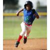 imageQBK 216Y Toddler Baseball Socks And Belt Youth Softball Tee Ball Combo Set for Boy Girl 2 Pairs of Socks ampamp 1 BeltAbaseball Socksred