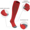 imageQBK 216Y Toddler Baseball Socks And Belt Youth Softball Tee Ball Combo Set for Boy Girl 2 Pairs of Socks ampamp 1 BeltAbaseball Socksred