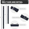 imageQBK 216Y Toddler Baseball Socks And Belt Youth Softball Tee Ball Combo Set for Boy Girl 2 Pairs of Socks ampamp 1 BeltCsoftbal Socksnavy