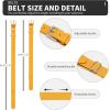 imageQBK 216Y Toddler Baseball Socks And Belt Youth Softball Tee Ball Combo Set for Boy Girl 2 Pairs of Socks ampamp 1 BeltEsoftbal Socksyellow