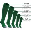 imageQBK 216Y Toddler Baseball Socks And Belt Youth Softball Tee Ball Combo Set for Boy Girl 2 Pairs of Socks ampamp 1 BeltFbaseball Socksgreen