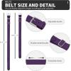 imageQBK 216Y Toddler Baseball Socks And Belt Youth Softball Tee Ball Combo Set for Boy Girl 2 Pairs of Socks ampamp 1 BeltHbaseball Sockspurple