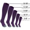 imageQBK 216Y Toddler Baseball Socks And Belt Youth Softball Tee Ball Combo Set for Boy Girl 2 Pairs of Socks ampamp 1 BeltHbaseball Sockspurple