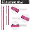 imageQBK 216Y Toddler Baseball Socks And Belt Youth Softball Tee Ball Combo Set for Boy Girl 2 Pairs of Socks ampamp 1 BeltJsoftbal Socksroseo