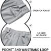 imageQBK 2T 3T 4T 5T Toddler Girls Softball Pants Boys Baseball Pant tee Ball Pants Fastpitch Pants with PocketsLight Grey