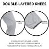 imageQBK 2T 3T 4T 5T Toddler Girls Softball Pants Boys Baseball Pant tee Ball Pants Fastpitch Pants with PocketsLight Grey