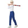 imageQBK 2T 3T 4T 5T to 17 Years Toddler Boys Baseball Pants Girls Softball Pants Kids Tee Ball PantsBlue