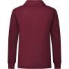 imageQBK 2T to Youth Boys Long Sleeve School Uniform Pique Polo Toddler Kids Neon Collared Golf ShirtBurgundy