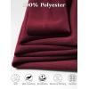 imageQBK 2T to Youth Boys Long Sleeve School Uniform Pique Polo Toddler Kids Neon Collared Golf ShirtBurgundy