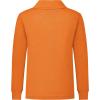 imageQBK 2T to Youth Boys Long Sleeve School Uniform Pique Polo Toddler Kids Neon Collared Golf ShirtOrange