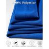 imageQBK 2T to Youth Boys Long Sleeve School Uniform Pique Polo Toddler Kids Neon Collared Golf ShirtRoyal Blue