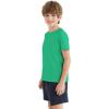 imageQBK 2T12Y Boys T Shirts Short Sleeve Tees 100 Cotton Crewneck Soft Basic Summer Top Solid Toddler Kids Tee ShirtGreen