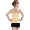 imageQBK 2T12Years Girls Camisole Tank Tops Cotton Camis Sleeveless Spaghetti Undershirts for Dance and GymnasticsNude