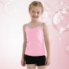 imageQBK 2T12Years Girls Camisole Tank Tops Cotton Camis Sleeveless Spaghetti Undershirts for Dance and GymnasticsPink