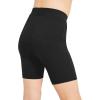imageQBK 2T13Years Girls Basic Dance Shorts for Gymnastics Bike or Under Skirts Toddler Kids Solid Soft Short LeggingsBlack