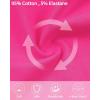 imageQBK 2T13Years Girls Basic Dance Shorts for Gymnastics Bike or Under Skirts Toddler Kids Solid Soft Short LeggingsNeon Pink