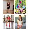 imageQBK 2T13Years Girls Basic Dance Shorts for Gymnastics Bike or Under Skirts Toddler Kids Solid Soft Short LeggingsOrange
