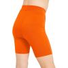 imageQBK 2T13Years Girls Basic Dance Shorts for Gymnastics Bike or Under Skirts Toddler Kids Solid Soft Short LeggingsOrange
