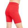 imageQBK 2T13Years Girls Basic Dance Shorts for Gymnastics Bike or Under Skirts Toddler Kids Solid Soft Short LeggingsRed