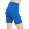 imageQBK 2T13Years Girls Basic Dance Shorts for Gymnastics Bike or Under Skirts Toddler Kids Solid Soft Short LeggingsRoyal Blue