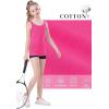 imageQBK 2T13Years Girls Tank Tops Cotton Dance Basic Sleeveless Undershirts for Gymnastics Ballet DancewearNeon Pink